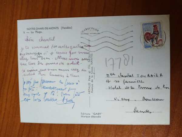 Postcard La Plage Vendee - Image 2