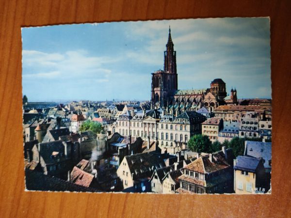 Postcard Strasbourg Palais Cathedrale