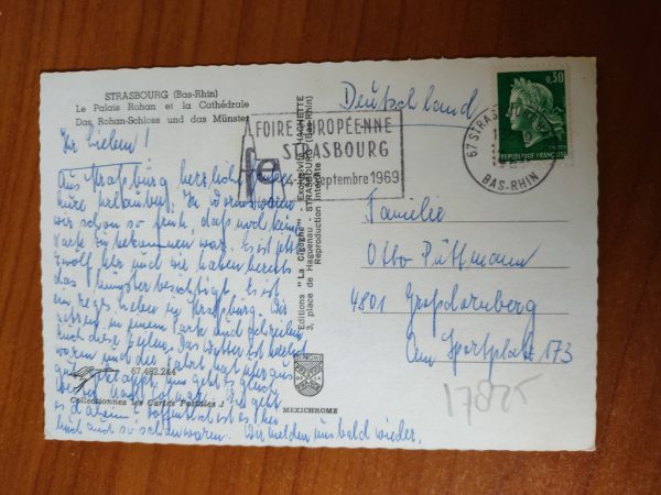 Postcard Strasbourg Palais Cathedrale - Image 2