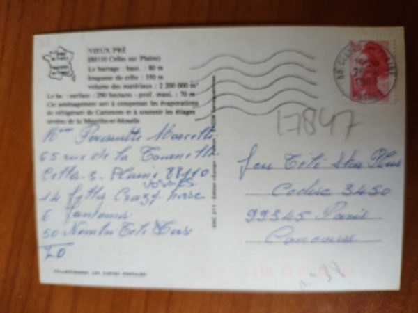 Postcard Barrage de Vieux Pre - Image 2