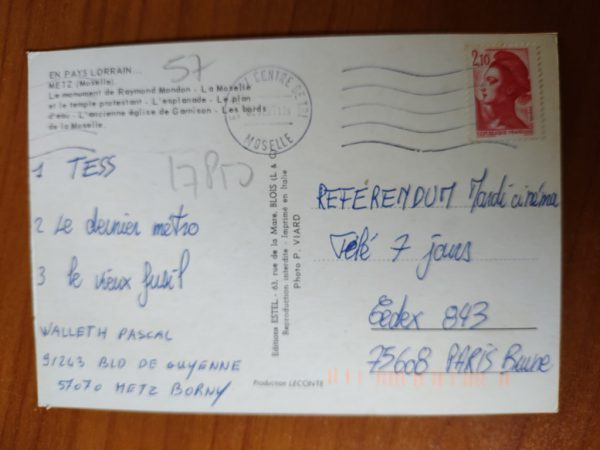 Postcard Metz Ville Verte - Image 2