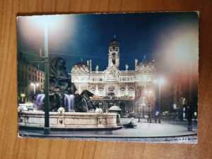 Postcard Lyon Place de Terreaux