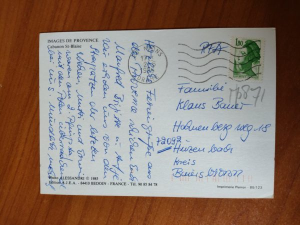 Postcard Cabanon St Blaise - Image 2