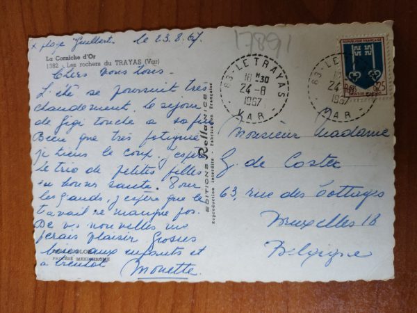 Postcard Trayas Roches - Image 2