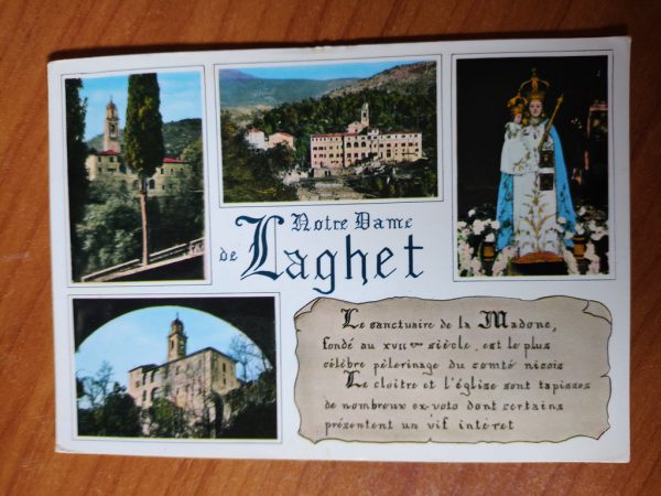 Postcard Laghet Notre Dame