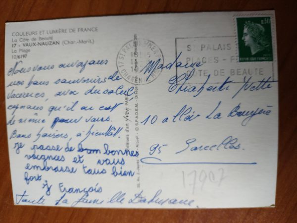 Postcard Vaux Nauzan - Image 2