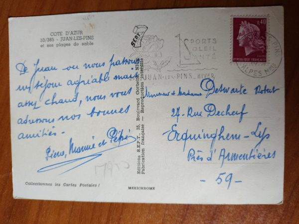Postcard Juan les Pins - Image 2