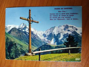 Postcard Priere du Savoyard
