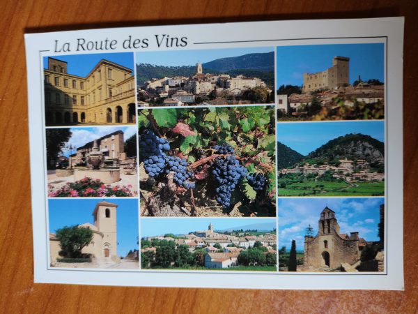 Postcard Route des Vins Rhone