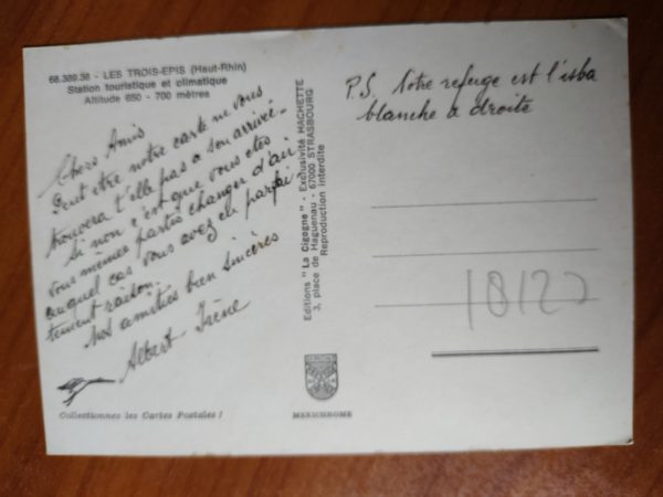 Postcard Haut Rhin Tois Epis - Image 2