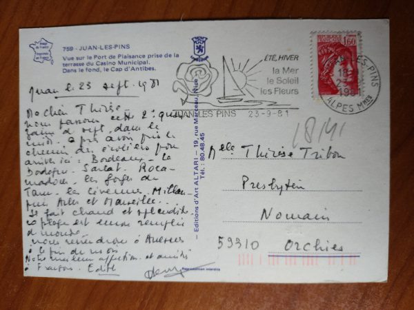 Postcard Juan les Pins - Image 2