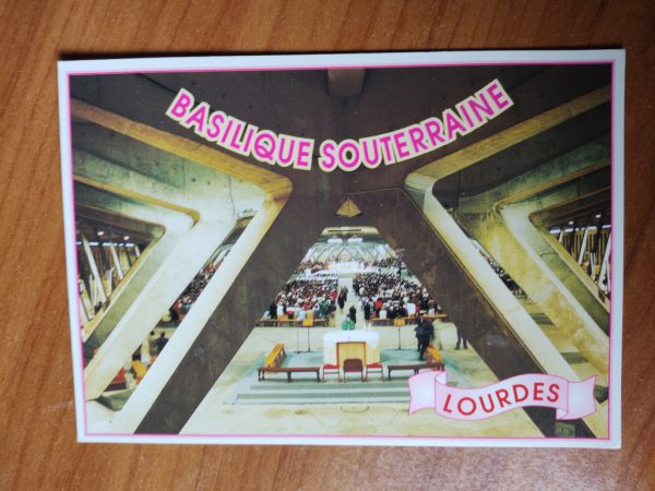 Postcard Lourdes Basilique