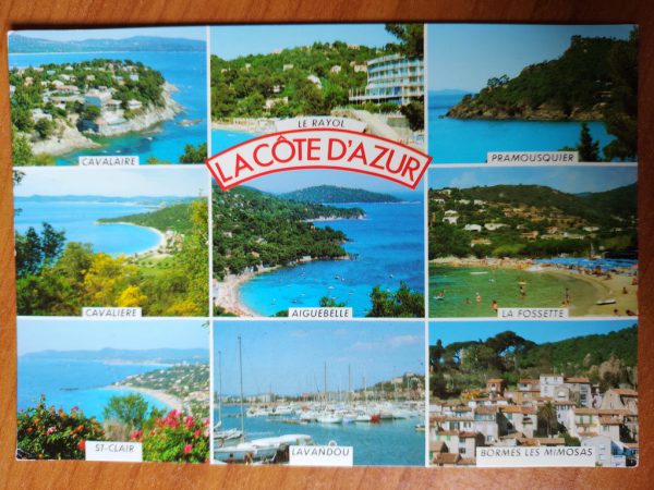 Postcard Cote de Azur