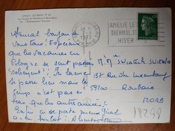 Postcard Amelie Les Bains - Image 2