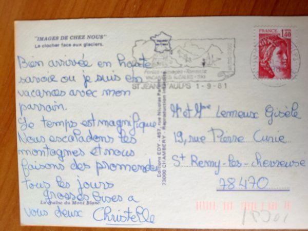 Postcard Mont Blanc - Image 2