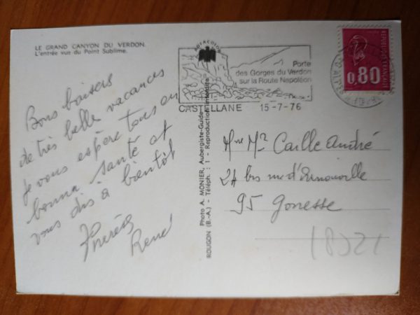 Postcard Grand Canyon du Verdon - Image 2