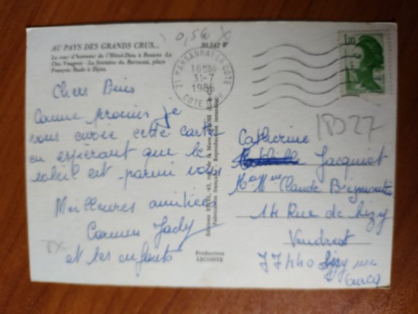Postcard La Bourgogne - Image 2