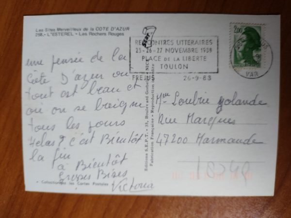 Postcard Cote de Azur - Image 2