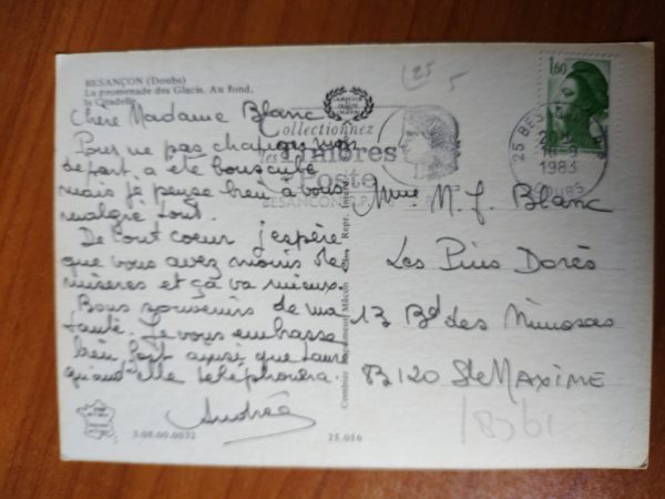 Postcard Besancon - Image 2