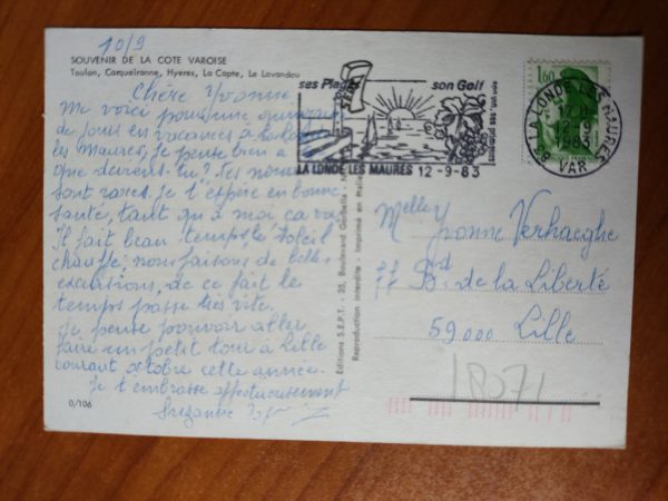 Postcard Cote Varoise - Image 2