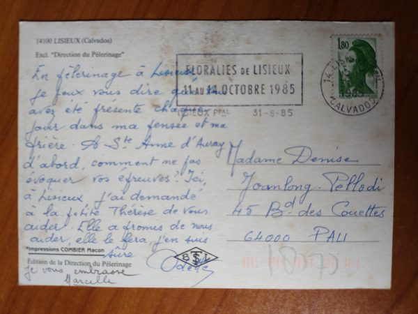Postcard Souvenir de Lisieux - Image 2
