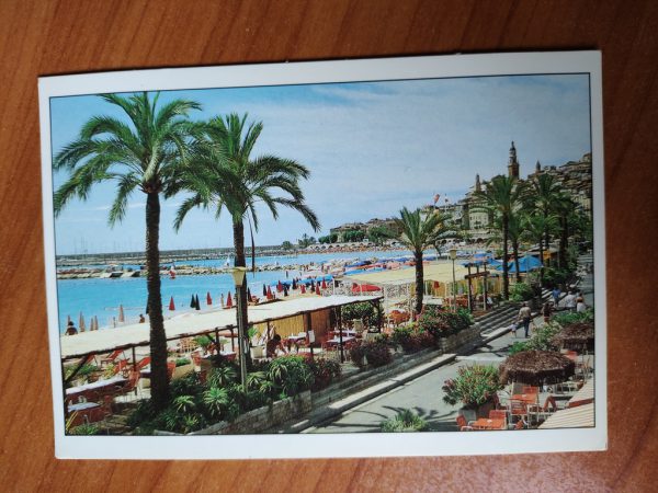 Postcard Menton Beach