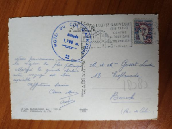 Postcard Aubisque Hotel - Image 2