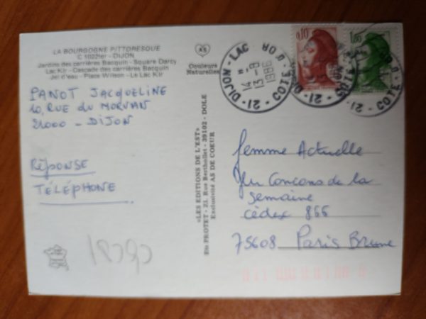 Postcard Souvenir de Dijon - Image 2