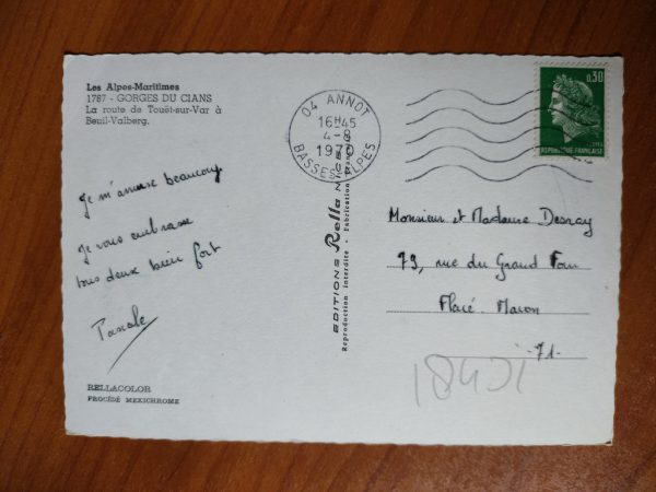 Postcard Gorges du Cians - Image 2