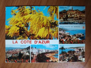 Postcard Cote de Azur