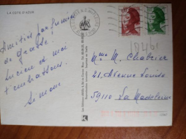 Postcard Cote de Azur - Image 2