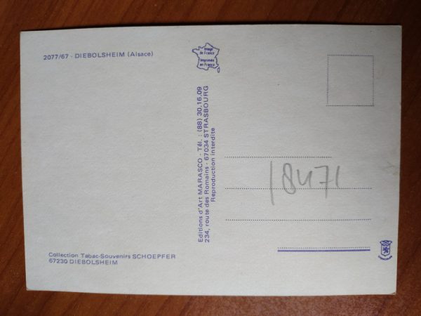 Postcard Diebolsheim - Image 2