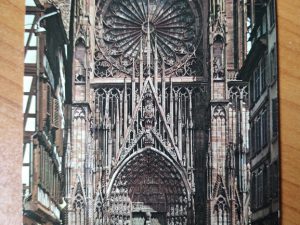 Postcard Strasbourg Cathedrale