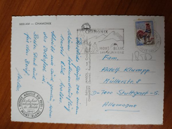Postcard Chamonix Mont Blanc - Image 2