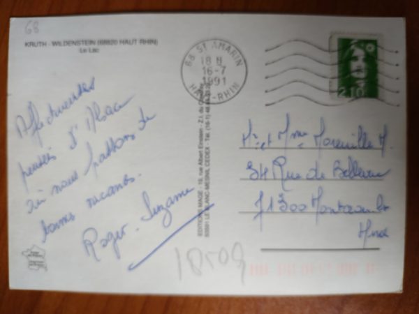 Postcard Kruth Wildenstein - Image 2