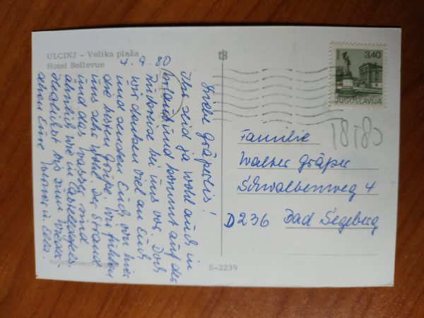 Postcard Ulcinj Hotel Bellevue - Image 2