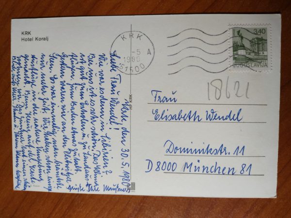 Postcard Krk Hotel Koralj - Image 2