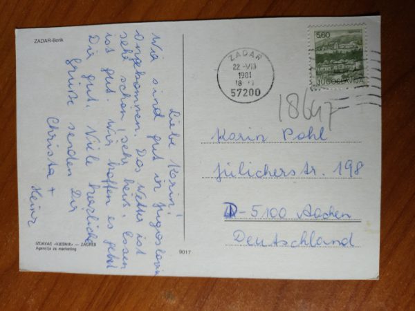 Postcard Zadar Borik - Image 2