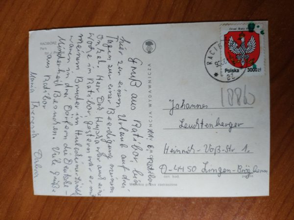 Postcard Raciborz Park - Image 2
