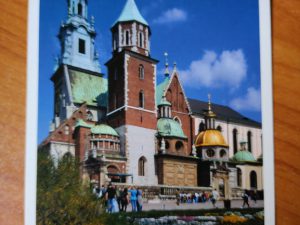 Postcard Krakow Cathedral