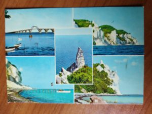 Postcard Denmark Cliffs Mon
