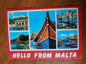 Postcard Hello From Malta