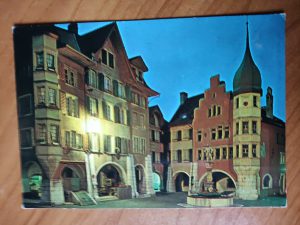 Postcard Biel Ringplatz