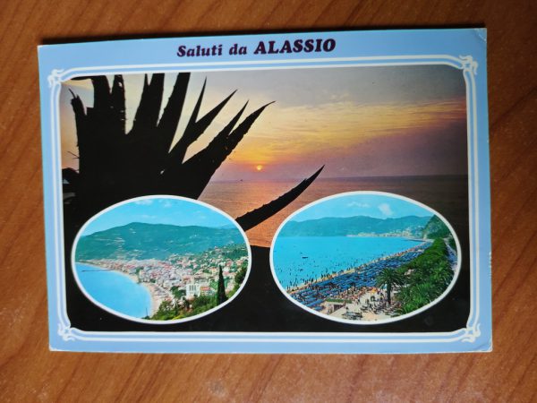 Postcard Saluti da Alassio