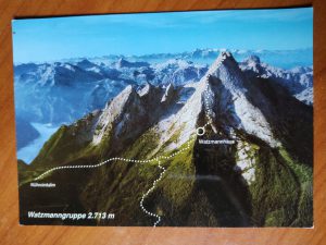 Postcarrd Watzmanngruppe