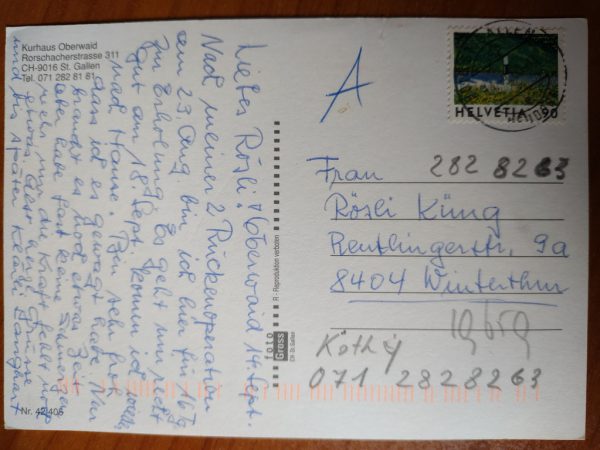 Postcard Kurhaus Oberwald - Image 2