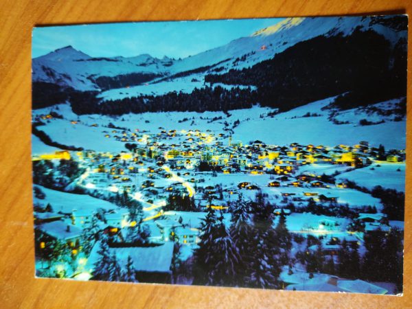 Postcard Winerabend in Flims