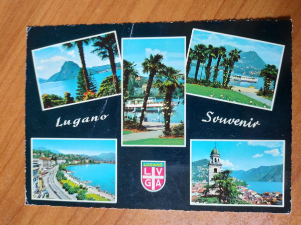 Postcard Lugano Souvenir