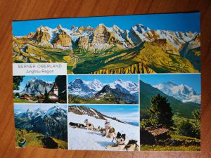Postcard Berner Oberland Jungfrau