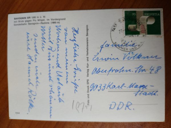 Postcard Savognin - Image 2